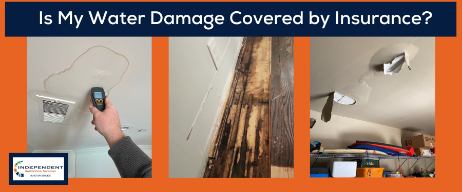 water damage, water emergency, home flood, water damage on ceiling, water damage wood floor, water restoration, will my insurance cover my water damage